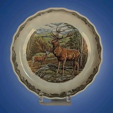 Antigo Queen's Quintessential Game STAG 9.5" Prato de Torta Quiche Pan Assadeira NOVO!, usado comprar usado  Enviando para Brazil