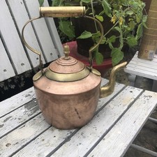 Antique copper kettle for sale  HUDDERSFIELD