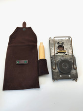 Lanterna dobrável militar vintage original da Segunda Guerra Mundial exército suíço + bolsa de lona + vela comprar usado  Enviando para Brazil