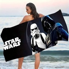 Toalha de praia Darth Vader/Stormtroop Star Wars poliéster microfibra 180 x 90cm comprar usado  Enviando para Brazil