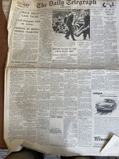 Daily telegraph newspaper. for sale  ST. LEONARDS-ON-SEA