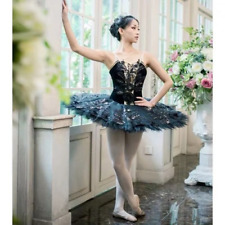 Saia tutu balé profissional adulto dança vestido preto vestido de balé cisne, usado comprar usado  Enviando para Brazil