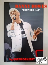 DANNY BOWES Thunder  18" x 12"  Limited Edition signed Art Print CATS in SPACE comprar usado  Enviando para Brazil