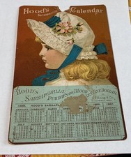 Hood sasaparilla calendar for sale  Ashville
