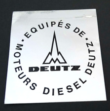 Werbe aufkleber deutz gebraucht kaufen  Köln