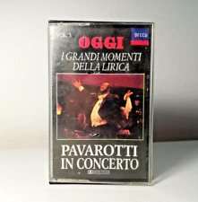 Musicassetta pavarotti concert usato  Italia