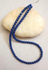 CONTAS DE TAMBOR PUEBLO DE ALTA QUALIDADE LÁPIS-LAZÚLI 5MM - 15,75" Strand - 5019E comprar usado  Enviando para Brazil