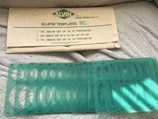 Ellipse templates set for sale  FORFAR