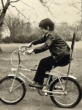 Foto infantil dos anos 1970 menino bicicleta foto vintage P&B SNAPSHOT comprar usado  Enviando para Brazil