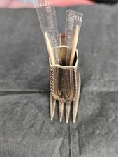 De colección Bent Rogers BROS Horquilla Plateada Soporte de selección de dientes segunda mano  Embacar hacia Mexico