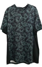 Camisa masculina Perry Ellis esporte manga curta grande cinza usada treinamento corrida  comprar usado  Enviando para Brazil