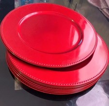 Red decorative dinner for sale  NORTHAMPTON
