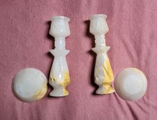 Marmorierte kerzenständer ste gebraucht kaufen  Schorndorf