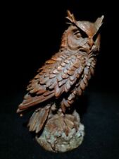 Vintage wooden owl d'occasion  Expédié en Belgium