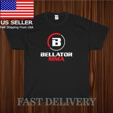 NOVA CAMISA LOGOTIPO BELLATOR MMA CAMISETA UNISSEX ENGRAÇADA AMERICANA EUA TAMANHO P-5XL comprar usado  Enviando para Brazil