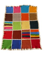 Cobertor afegão de crochê feito à mão multicolorido quadrado sofá tamanho 53 x 70 comprar usado Cobertor afegão de crochê feito à mão multicolorido quadrado sofá tamanho 53 x 70 comprar usado  Enviando para Brazil