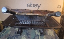 Mesa portátil Hibachi doble de hierro fundido vintage parrilla Tiawan 17"x20"   segunda mano  Embacar hacia Mexico