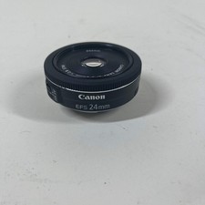 Lente grande angular Canon EF-S 24mm f/2.8 STM com adaptador de lente comprar usado  Enviando para Brazil