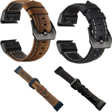 Relógio de couro genuíno pulseira pulseira pulseira para Garmin Fenix 5 Fenix 5X peça comprar usado  Enviando para Brazil