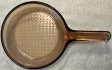 Frigideira Corning Vision 7 polegadas vidro âmbar frigideira fundo waffle panelas limpas bom comprar usado  Enviando para Brazil