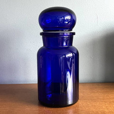 Vintage cobalt blue for sale  LEEDS