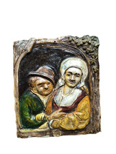 Belle plaque céramique d'occasion Belle plaque céramique d'occasion  France