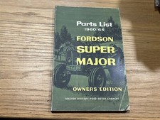 Fordson super major for sale  Livonia