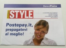 Bancoposta postepay style usato  Italia