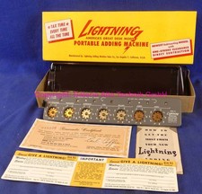 Lightning papieren rechenmasch gebraucht kaufen  Dissen am Teutoburger Wald