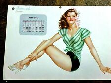 Vintage calendar page for sale  Justin