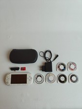 Sony PSP 1004 White con giochi UMD, Camera Go!Cam, Memory Stick e accessori na sprzedaż  Wysyłka do Poland