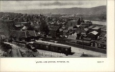 PITTSTON PENNSYLVANIA PA Laurel Line Estação Ferroviária Depósito PC Antigo comprar usado  Enviando para Brazil