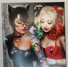Conjunto variante HARLEY QUINN CATWOMAN TATTOO Virgin & FOIL NATHAN SZERDY QUASE PERFEITO comprar usado  Enviando para Brazil