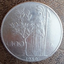 Moneta 100 lire usato  Torino