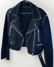 Neu lederjacke nieten gebraucht kaufen  Bergisch Gladbach