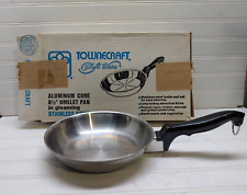 Frigideira gourmet de aço inoxidável Chef's Ware Townecraft 8" núcleo de alumínio T-304 comprar usado  Enviando para Brazil