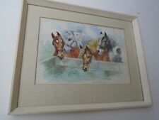 Original watercolour horses for sale  TAUNTON