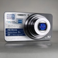 Sony Cyber-Shot DSC-W570 16.1MP 5x Digital Camera Silver, SD, Case - Excellent comprar usado  Enviando para Brazil