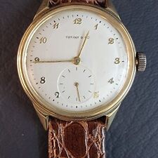 Vintage TIFFANY & CO. Relógio Movado de Vento Mecânico Ouro 14K EM FUNCIONAMENTO WOW comprar usado  Enviando para Brazil