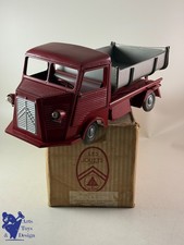 JOUET ANCIEN JRD 3082E CITROEN H1200 HY BENNE BASCULANTE ROUGE MECANIQUE 1950 comprar usado  Enviando para Brazil