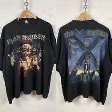 Camiseta 1995 Vintage Iron Maiden The X Factor Tour Muito Rara Tamanho XXL? comprar usado  Enviando para Brazil