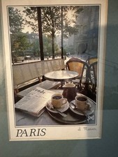 Framed paris café for sale  Lawrenceville
