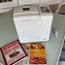 Máquina de fazer pão OSTER modelo 5838. Máquina de forno elétrico 5840 branca 2 livros incl  comprar usado  Enviando para Brazil