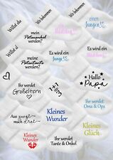 Babysöckchen text schwangersc gebraucht kaufen  Königswinter