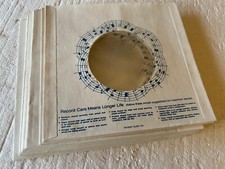 Lot of 18x ANTI-STATIC "Record Care" Plastic-lined 7" 45rpm STORAGE sleeves comprar usado  Enviando para Brazil