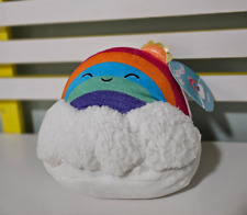 Usado, TAGS Squishmallow Belina the Rainbow 18CM AUS EXCLUSIVE Fluffy Cloud Pride Squad comprar usado  Enviando para Brazil