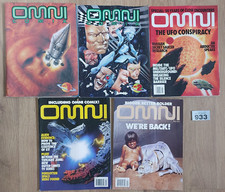 Omni magazine comix. for sale  MACHYNLLETH