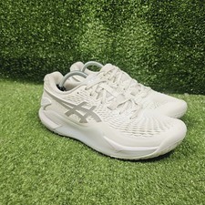 Tênis esportivo feminino Asics Gel Resolution 9 triplo branco tamanho 7 comprar usado  Enviando para Brazil