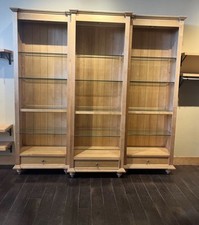 Solid wood bookcases for sale  Waltham