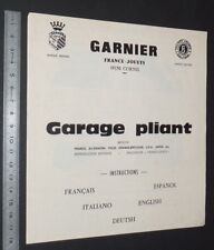 Langues garage pliant d'occasion  Vendat